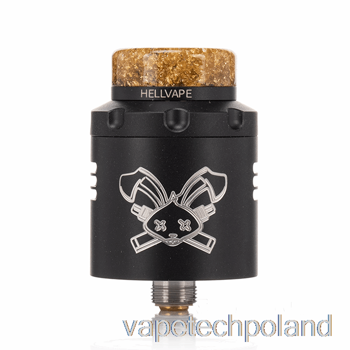 Vape Pod Hellvape Dead Rabbit V3 24mm RDA Matowy Czarny (białe Logo)